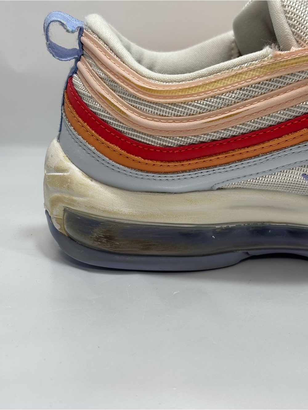 Nike Air Max 97 Women’s Size 8 Grey Light Thistle Running Athletic Shoes CW5588 - Picture 9 of 16